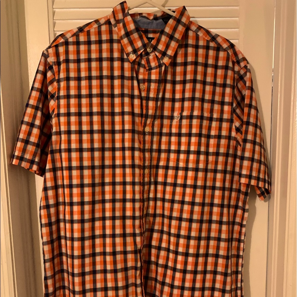 Mens large Chaps button up dress shirt